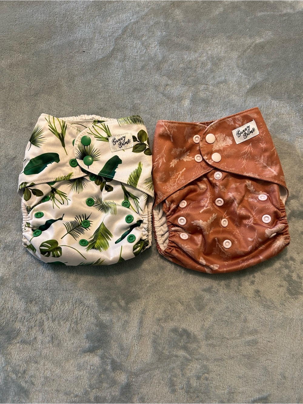2 sunny bums cloth diapers